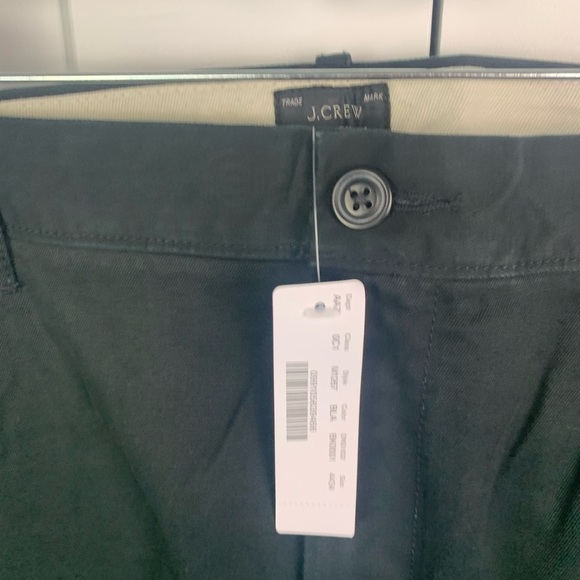 NWT J Crew Men’s Size 44 x 34 484 Slim-fit stretch chino pant Black - Picture 5 of 7